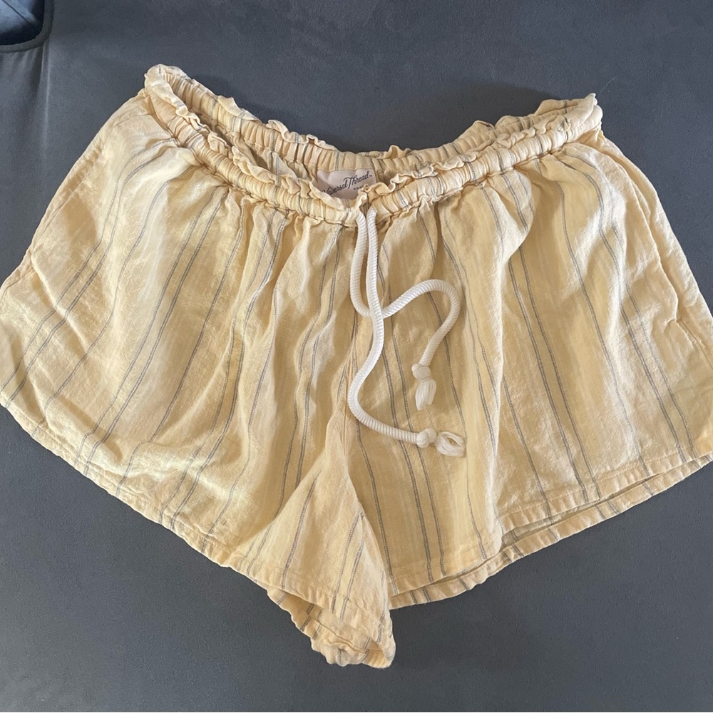 Women’s Striped Drawstring Shorts